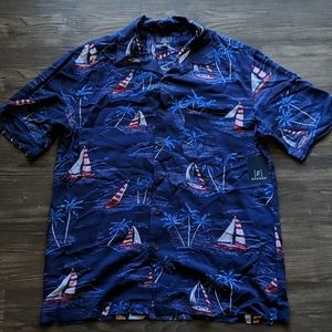 Sail boat button up George shirt